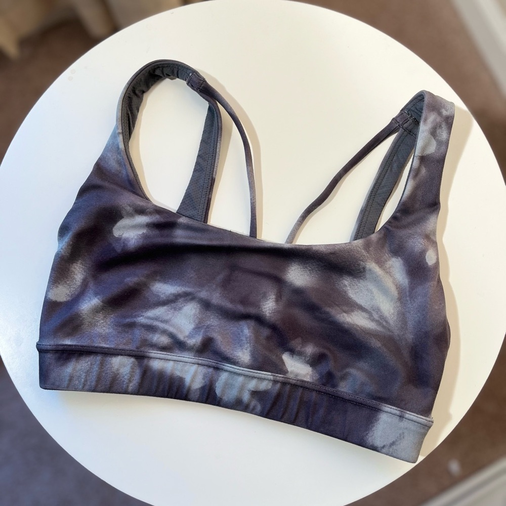 Athleta Solace Sports Bra - Tie Dye